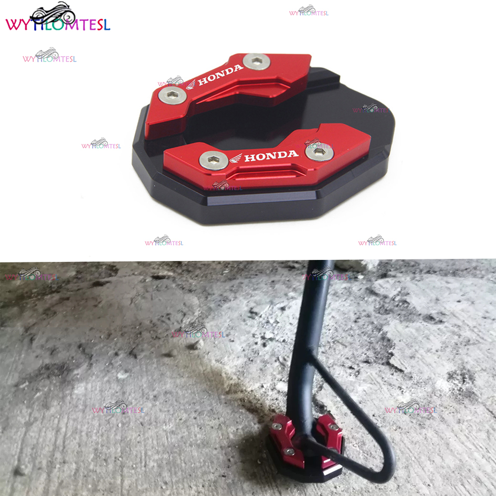 TAZGANTAX Motorcycle Kickstand Extender Pad For Honda CB500X (2019-2022) - Red - View #4