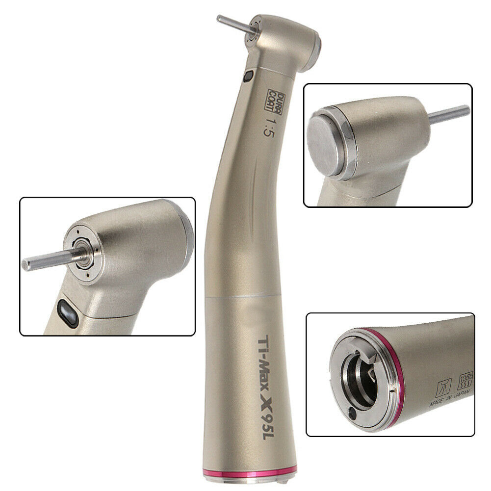15 Electric red Contra Angle Low high speed Speed Dental Handpiece