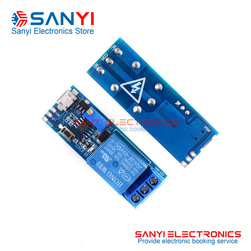 Wide Voltage 5V-30V Trigger Delay Relay Module Timer Module Delay ...