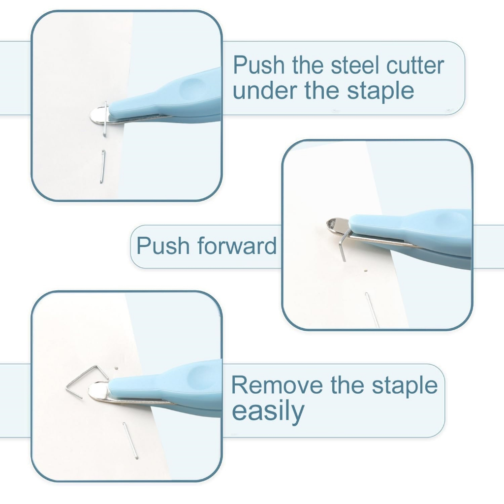 Penlab 1pcs Flat Staple Remover Push Style Portable Magnetic Staples ...