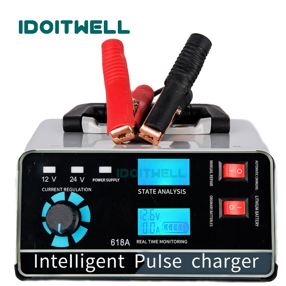 Smart Desulfator Maintainer battery charger 12V 30A 24V 15A adjustable