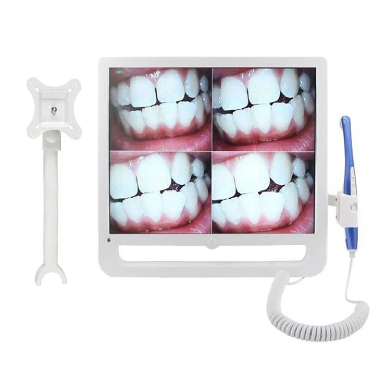 Good price Dental Chair Intraoral Camera with 17inch Screen Monitor