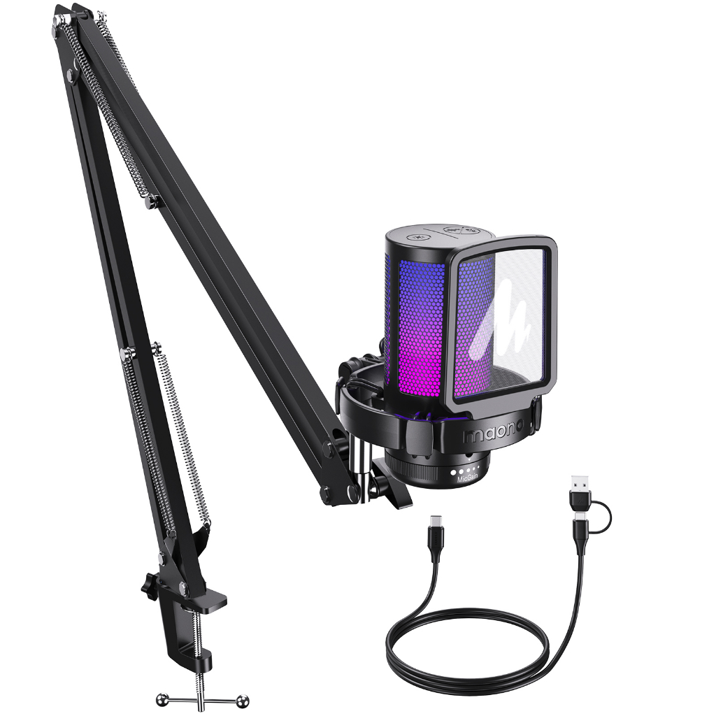 Maono DGM20S RGB USB Microphone Gaming Mic USB Condenser Mic RGB Mic