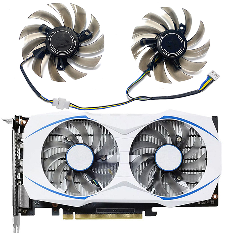 1 Pair Graphics Card Cooling Fans Replacement Accessories for ASUS ...
