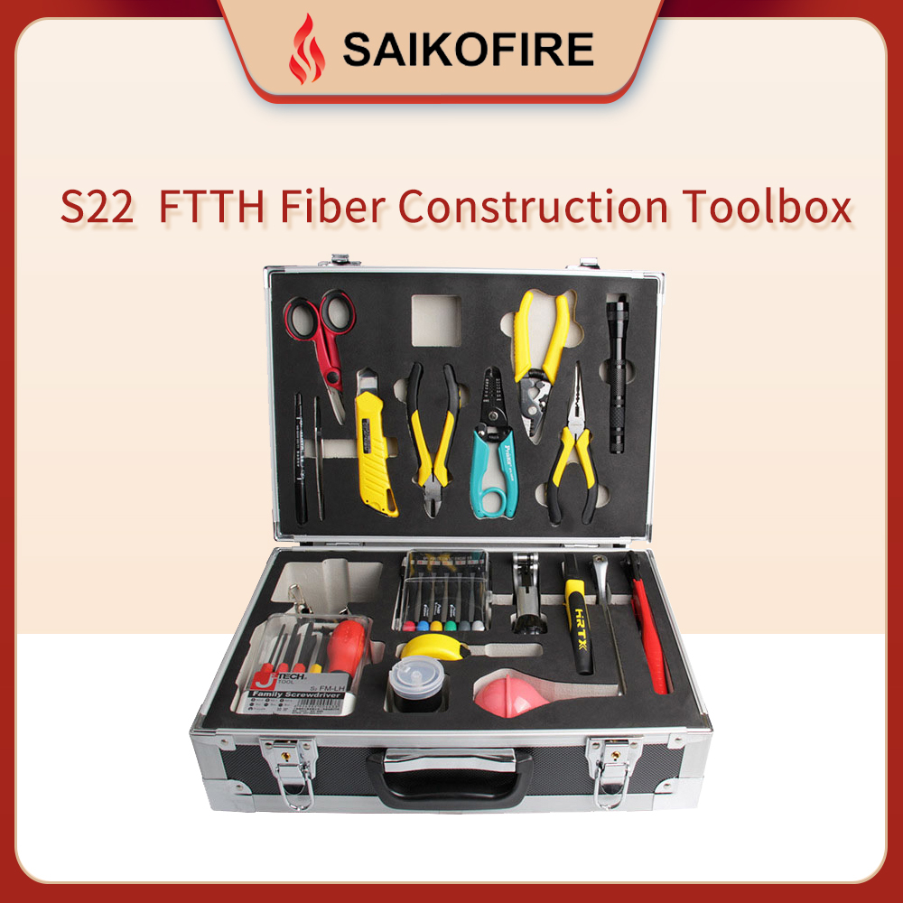 S22 FTTH Fiber Optic Construction Toolbox Optical Fiber Construction
