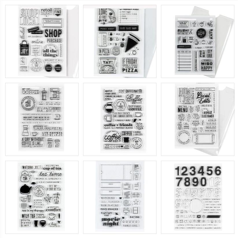 New planner Silicone Clear Seal Stamp DIY Scrapbooking Embossing Photo ...