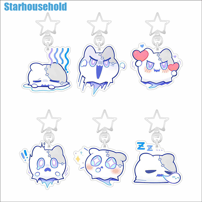 Honkai Star Rail Wubbaboo Emoji keychain Acrylic pendant | Shopee ...