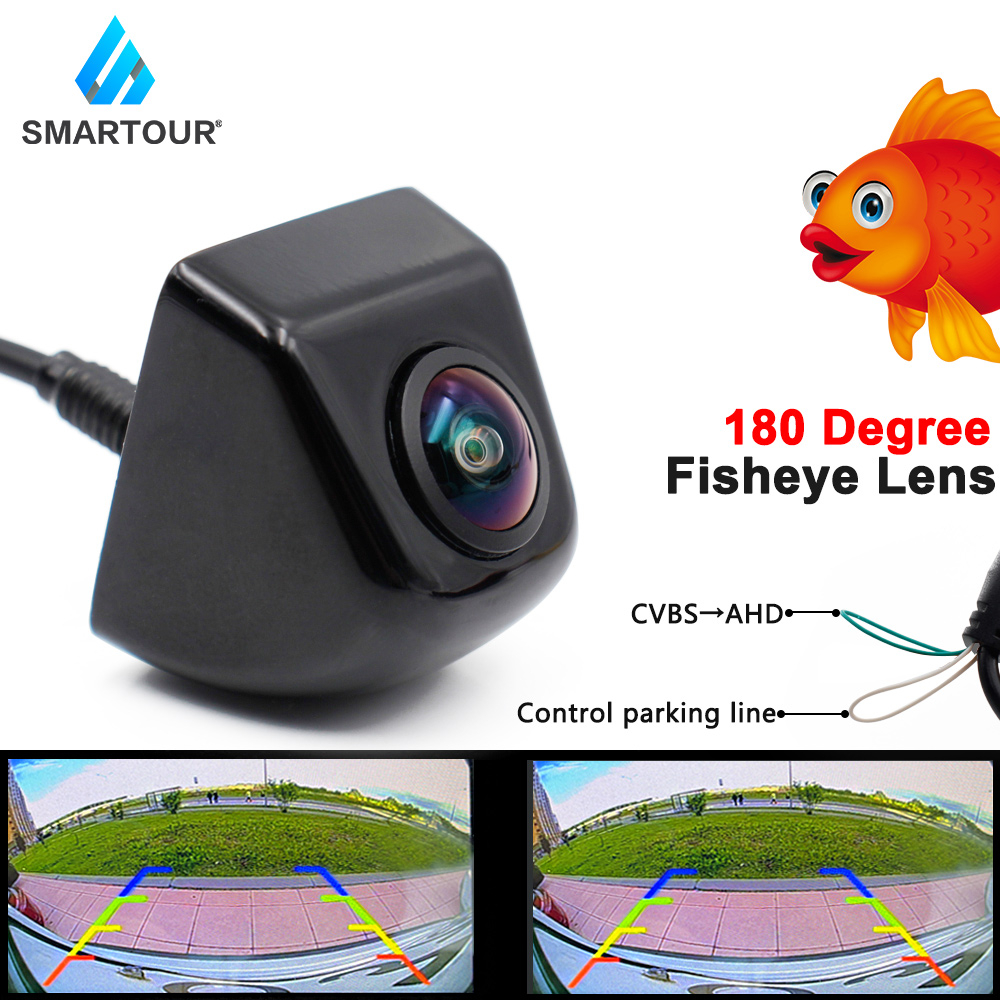 SMARTOUR AHD 180 Degree Fisheye HD Vehicle Rear View Camera Reverse ...