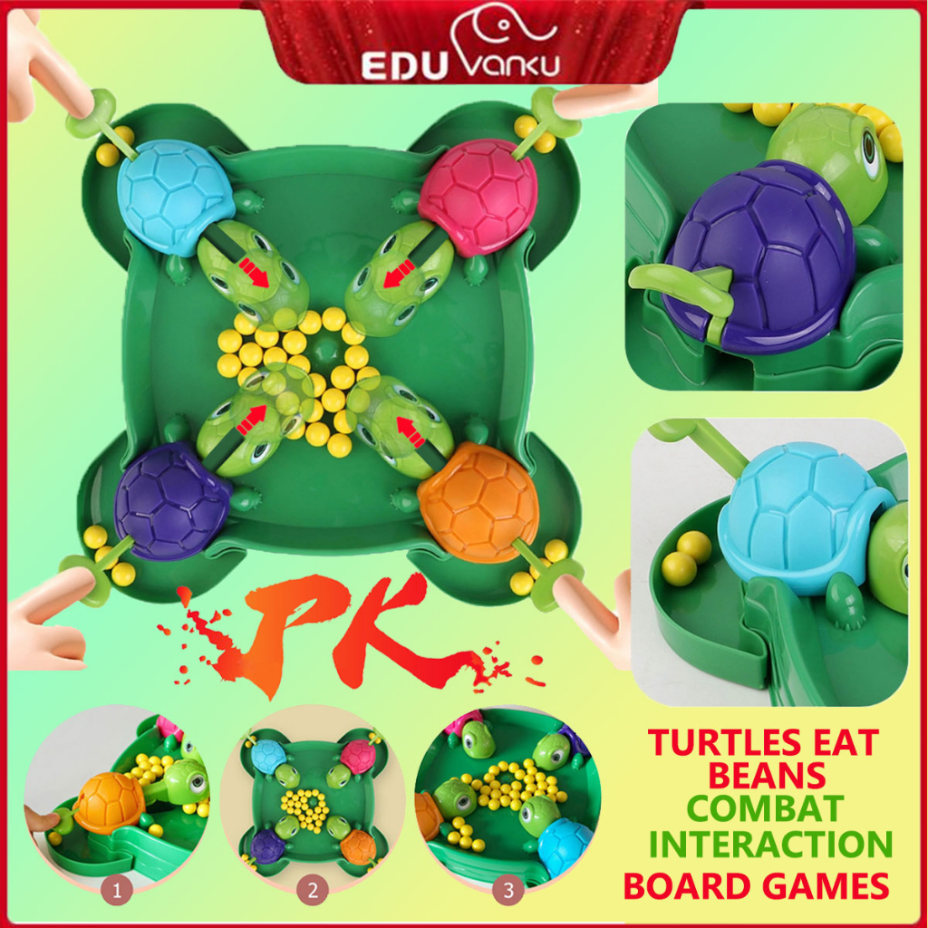 Kids Hungry Turtle Board Game Toys Pre-school Game Early Educational 