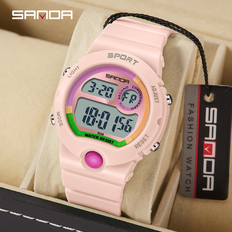 Women's fashion digital discount watch