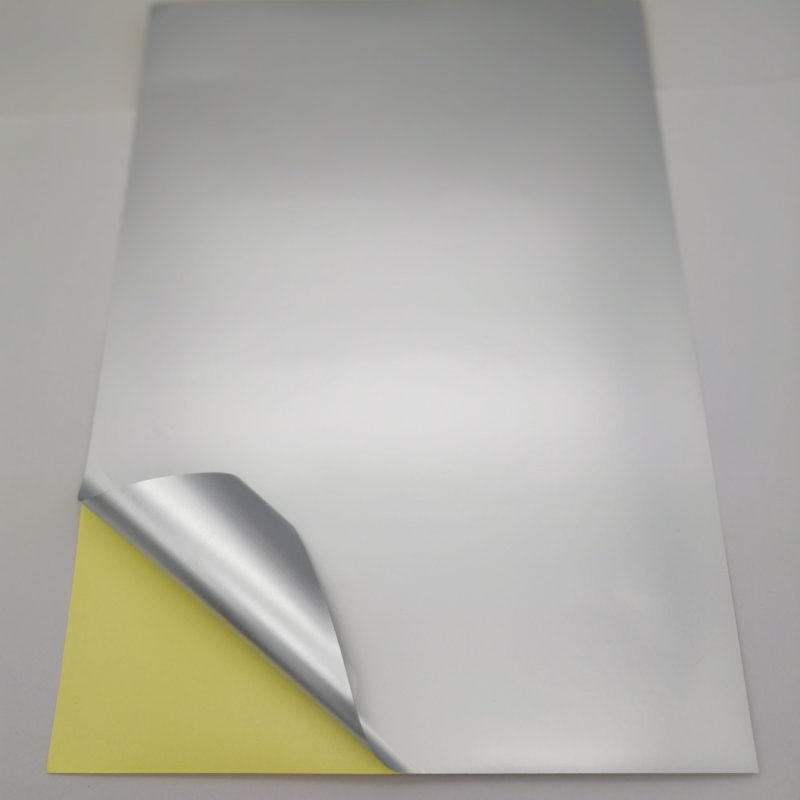 25/50μm Thickness A4 Blank Matte Silver PET Sticker Label for Laser/UV ...