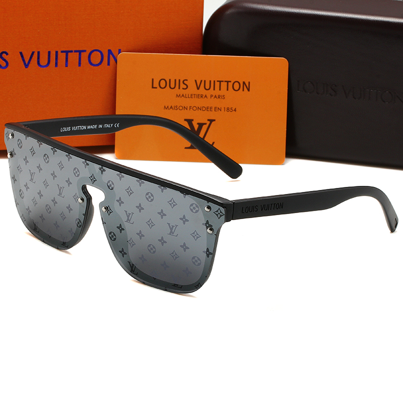Luxury Watermark Print LV WAIMEA Sunglasses Classic Fashion Retro Flat