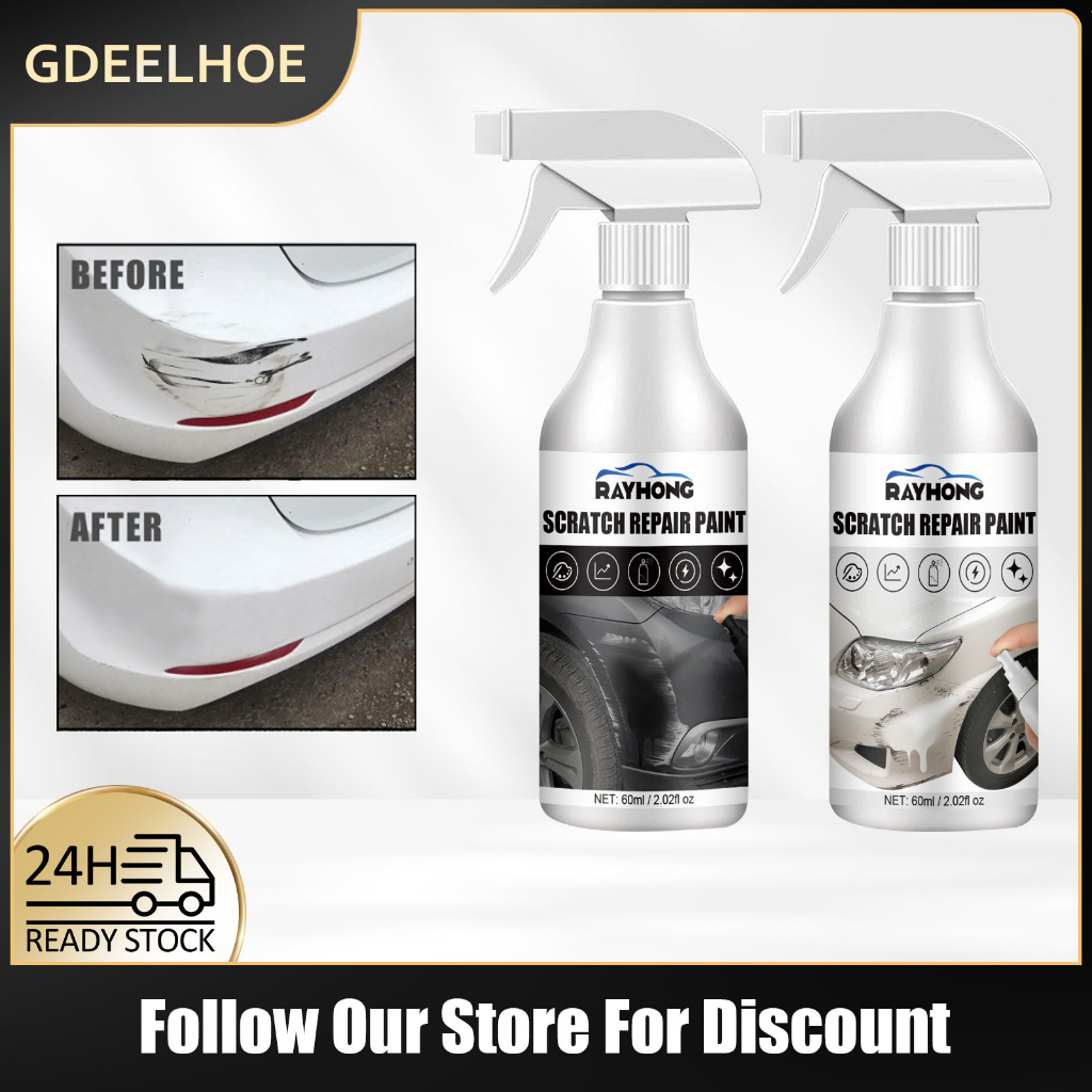 Rayhong Car Scratch SelfSpray Paint Repair Glazing Remove Spray Ready