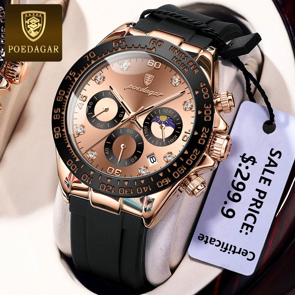 Gift Good Watches For Boys POEDAGAR Watch For Men Waterproof