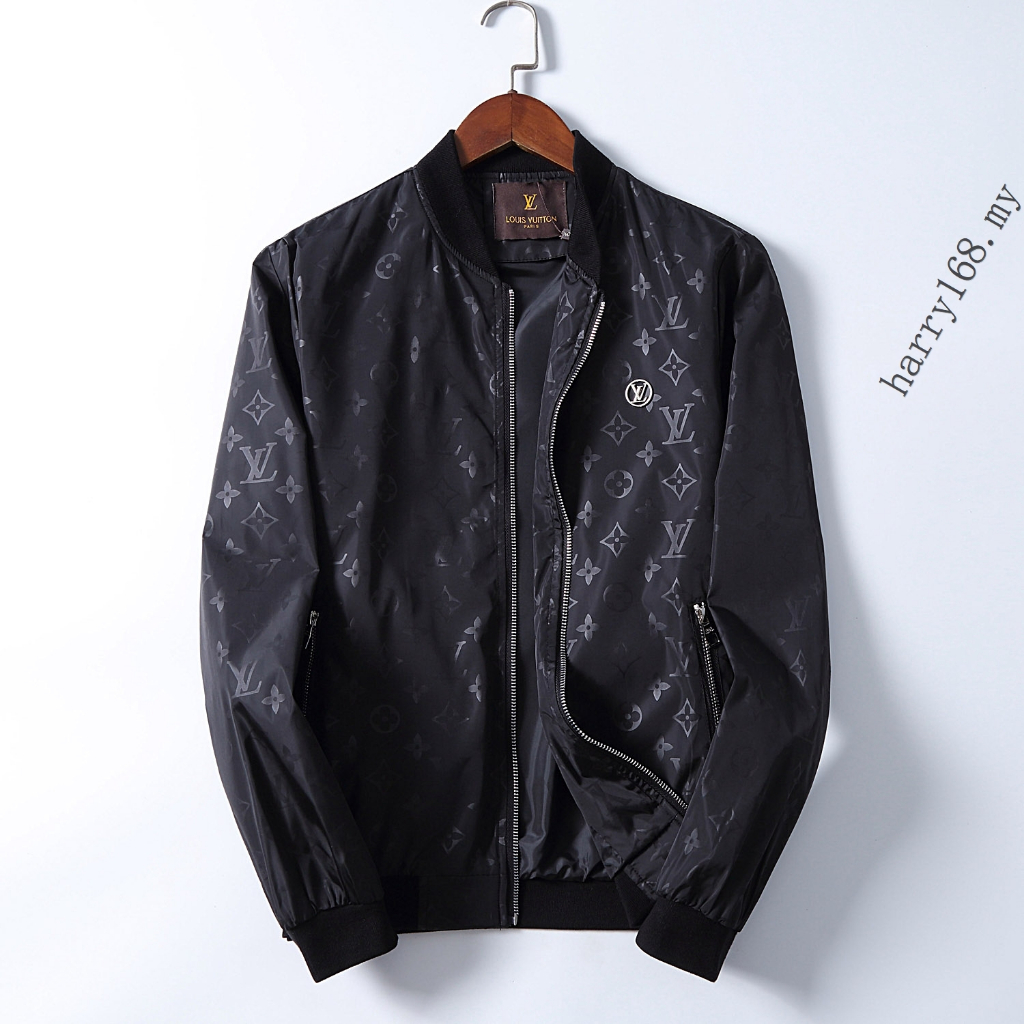 Louis Vuitton SS22 Mix Gradient Leather Bomber Jacket 100% Authentic 