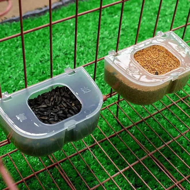 Cage Ornaments Food Boxes Simple Bird Food Boxes Parrot Food Troughs