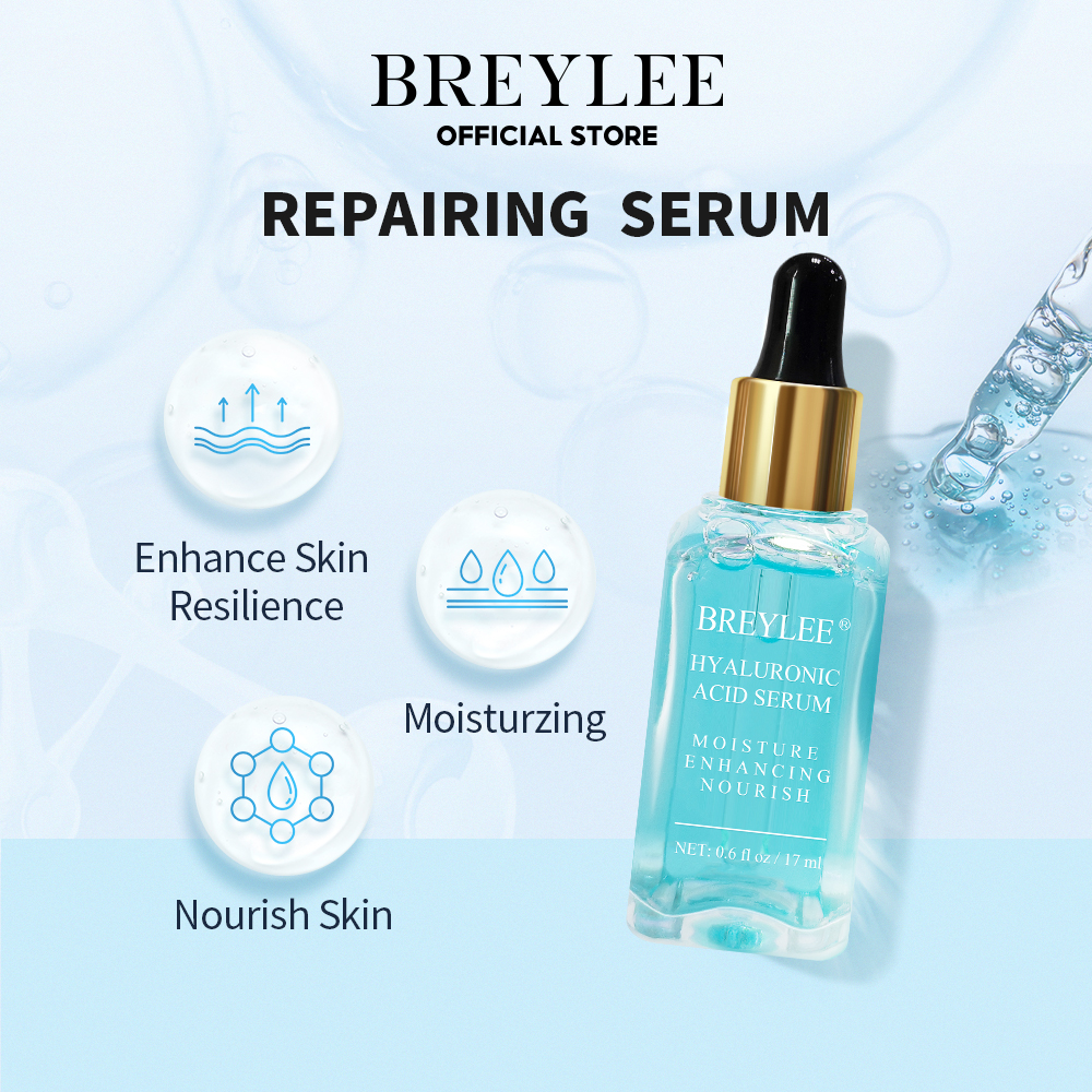 BREYLEE Hyaluronic Acid Serum Moisturizing Essence Face Skin Care ...