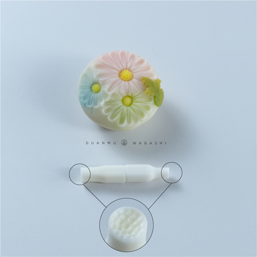 Japanese wagashi Tools ResinMade DoubleHeaded Chrysanthemum Core