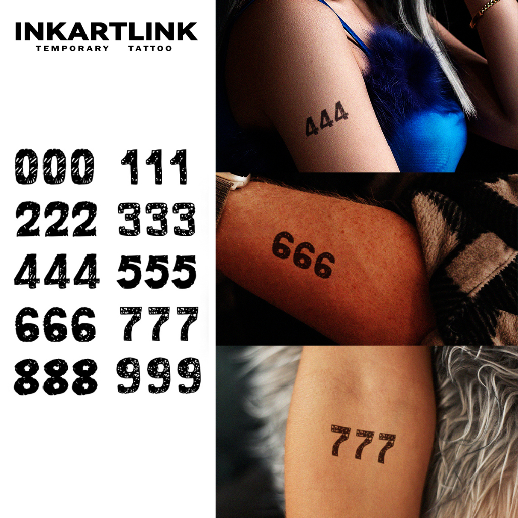 Lasts To 2 Weeks Tattoo Sticker Waterproof Long Lasting Temporary Fake