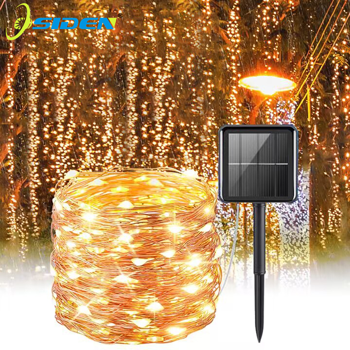 Solar Fairy Lights 32m 300LED Copper Wire String Lights Outdoor ...