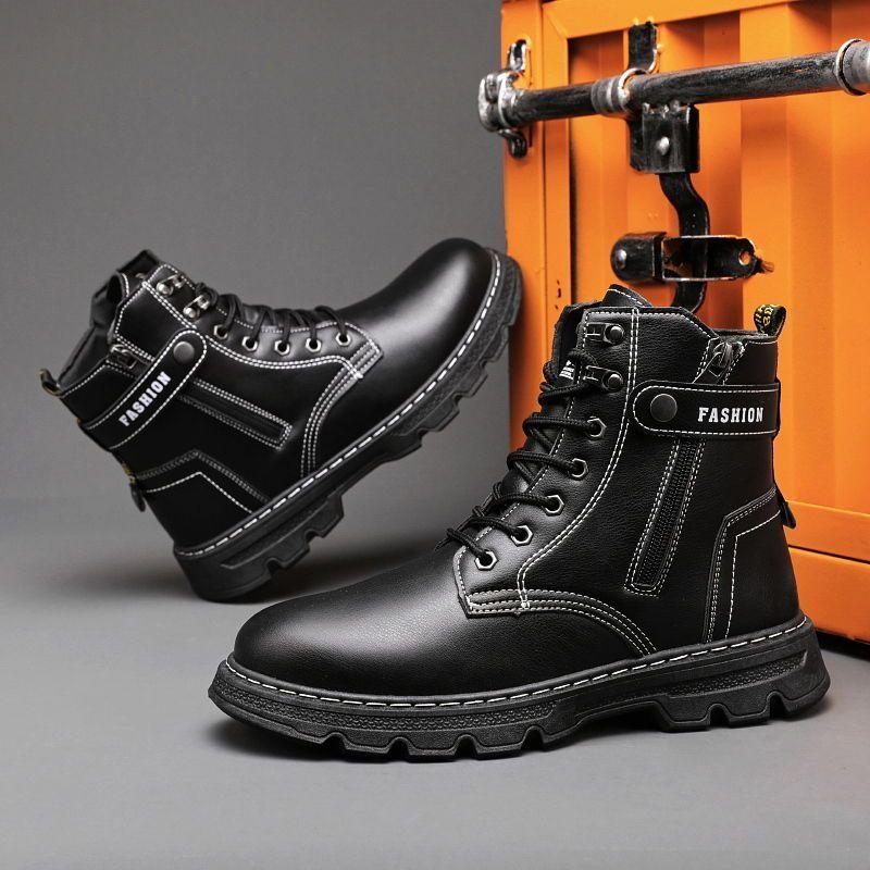 Martin boots male spring han edition high tide restoring ancient ways ...
