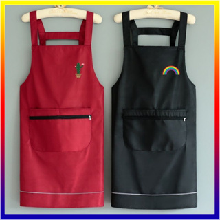 1pc Kitchen Apron, Colorful Butterfly And Flower Design, Linen,  Anti-fouling, Sleeveless, Workwear For Cooking/ Waiters, Also Suitable For  Painting/art/handicraft Parties, Baking, Gardening, Kitchen Accessories