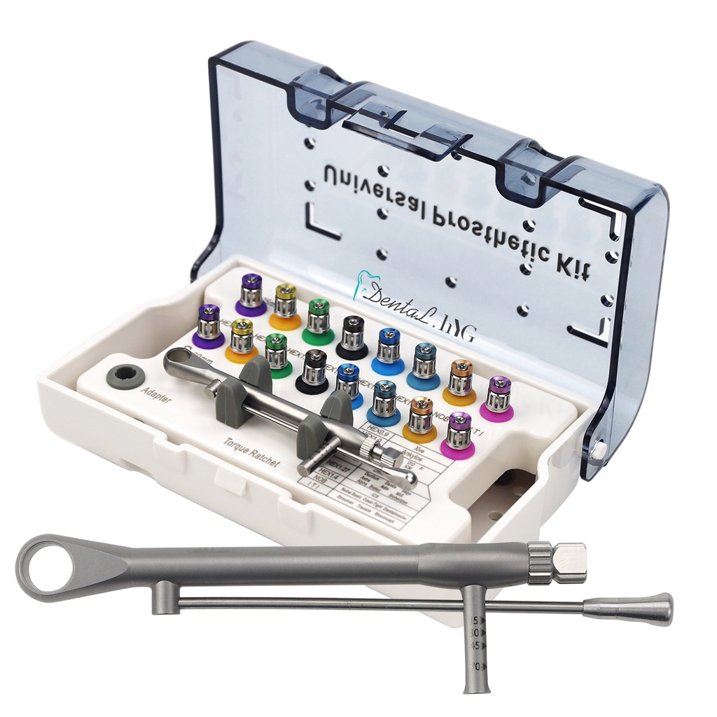 Implant Tools Torque Wrench Screw Drives Prosthetic Kit For ITI NOB ICX