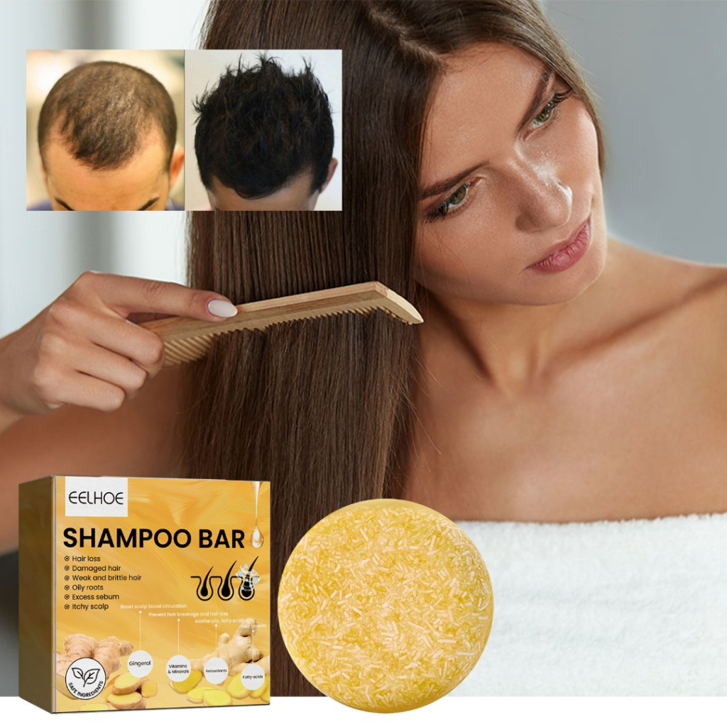 Natural Ginger Hair Growth Anti Hair Loss Shampoo Bar Anti Dandruff Nourish Shopee Philippines 6364