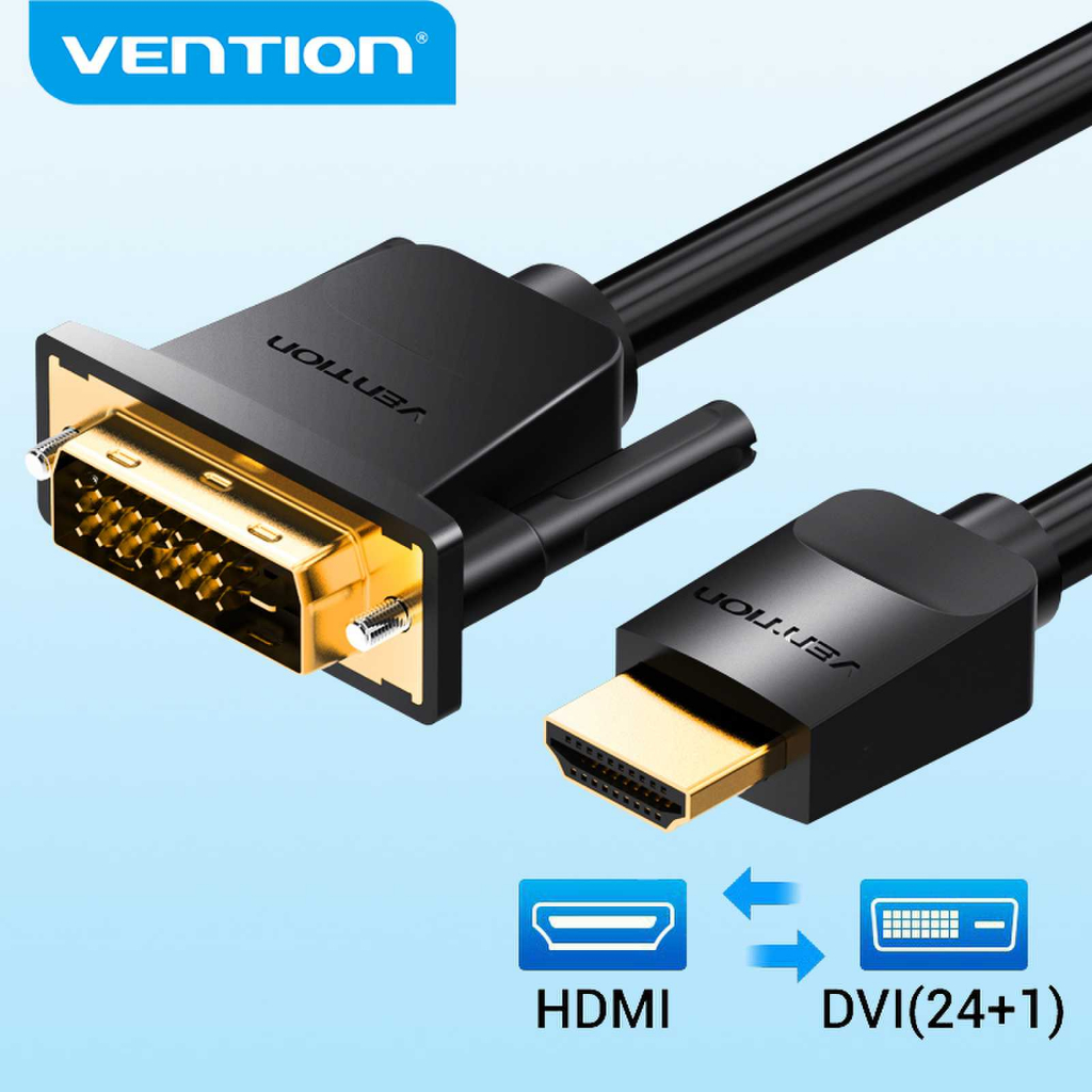 Vention Hdmi To Dvi Cable Bi Directional Dvi D Male Support P