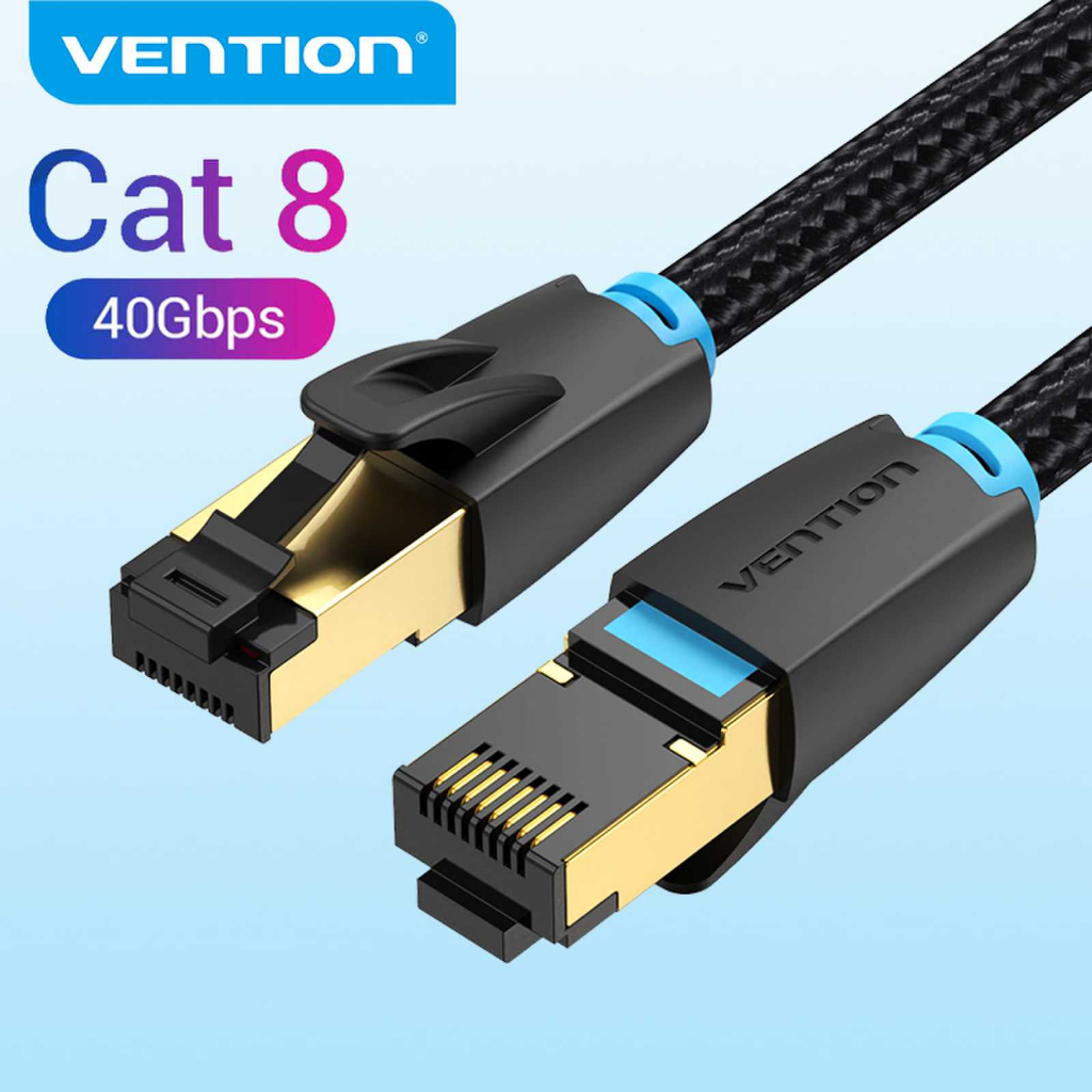 [Value Choice]Vention Cable Cat8 RJ45 40Gbps 2000MHz Lan Cord
