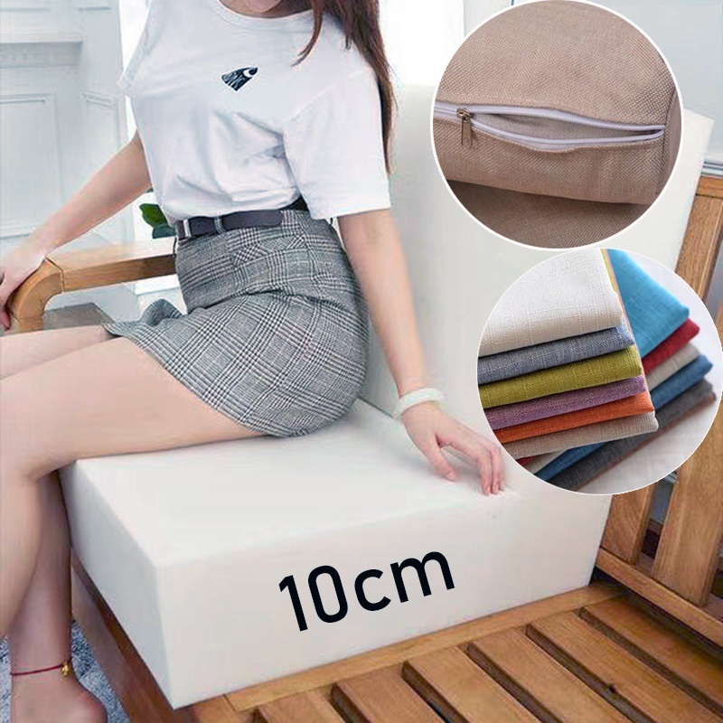 35/50D 4inch/10 cm Thick Sponge Foam Cushion Sofa Seat Couch Pad
