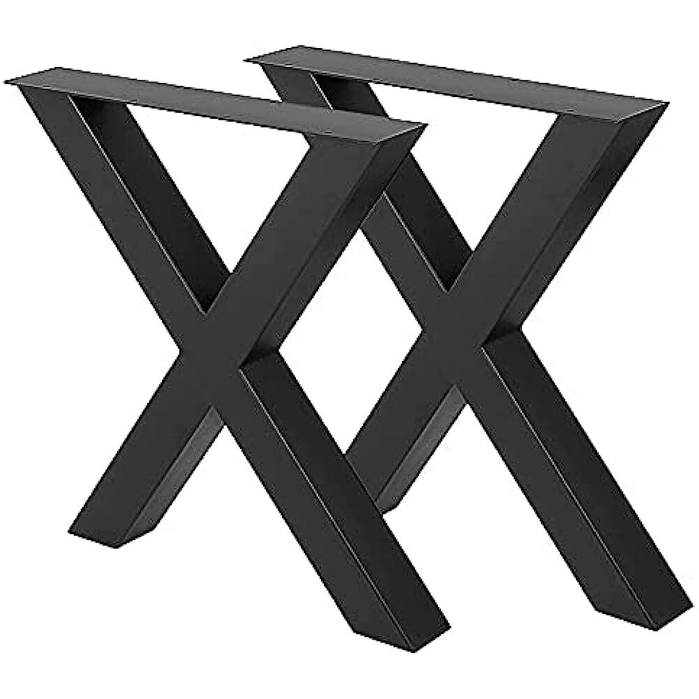 Table Legs X Frame Heavy Duty Bench Furniture Legs 28 Inch 24 Inch