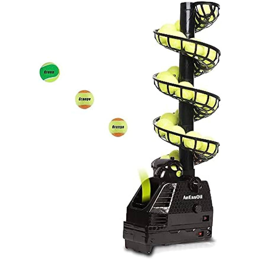 Tennis Ball Machine Tennis Ball Tosser Adjustable&Portable W