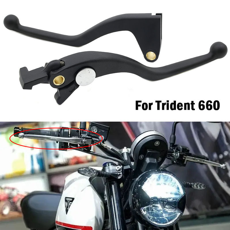 Leve Freno E Frizione Pieghevoli Estensibili Per Triumph Tiger 660 Sport 2022-2024 E Trident 660 2021-2024 – Regolabili E In Alluminio