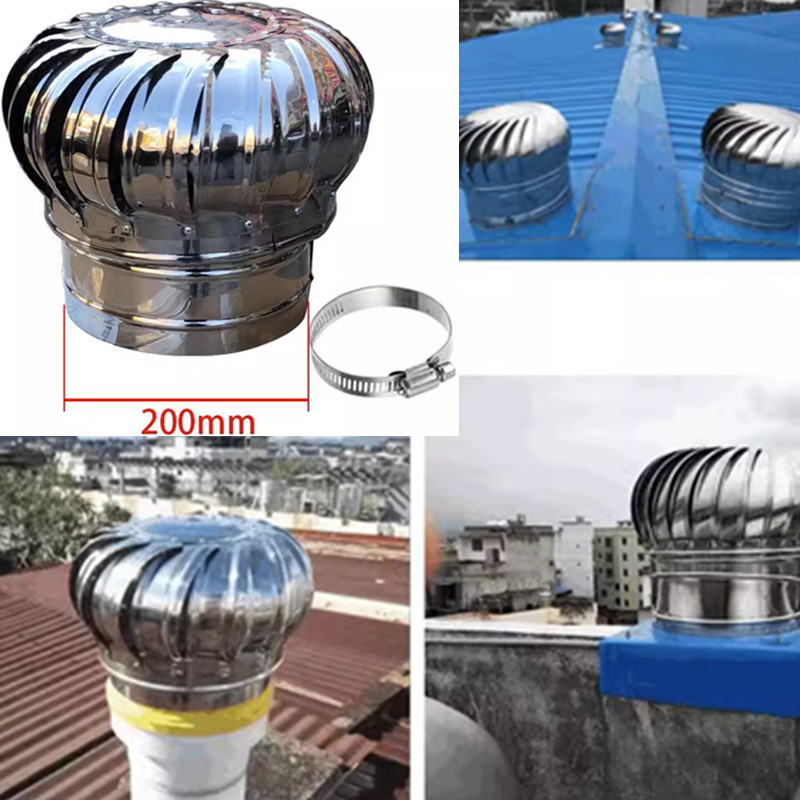 Roof Ventilator Wind Turbines Air Vent Attic Ventilator Sier Stainless ...