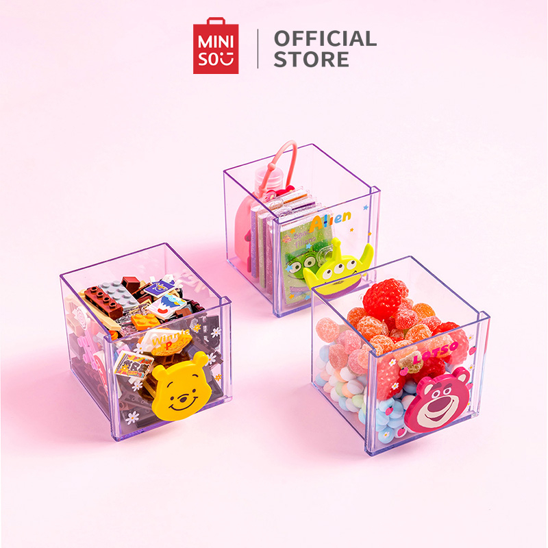 MINISO Toy Story Serie Cube Small Storage Box Jewelry Organizers