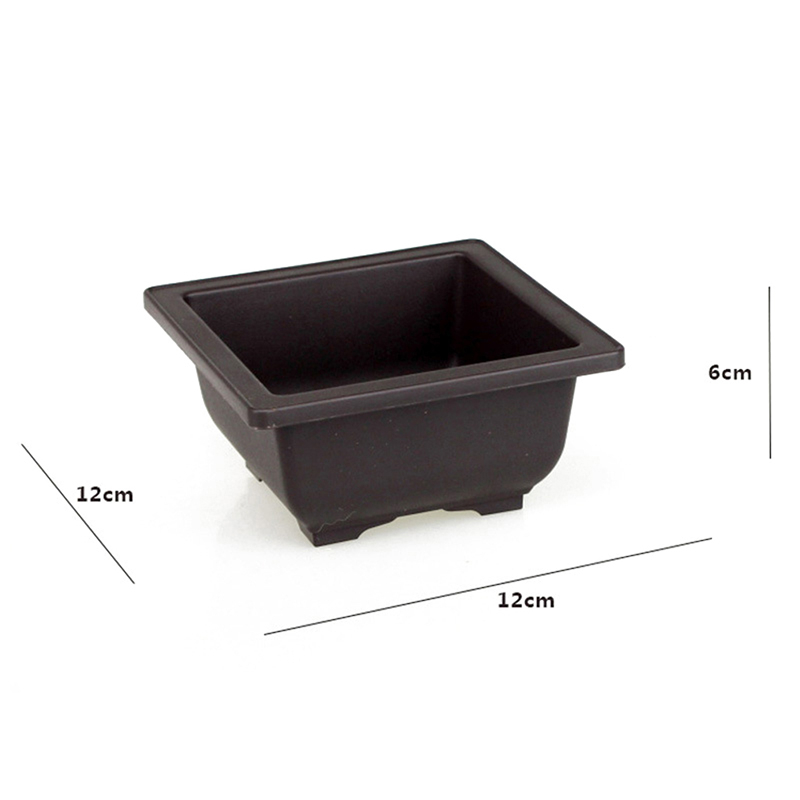 【COD】Flower Pot Tray Balcony Square Flower Bonsai Bowl Nursery Basin ...