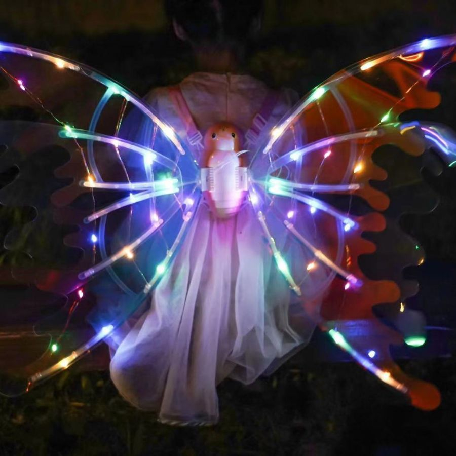 Electric Butterfly Wings Electric Glow Newly Lit Super Fairy Wings Toy
