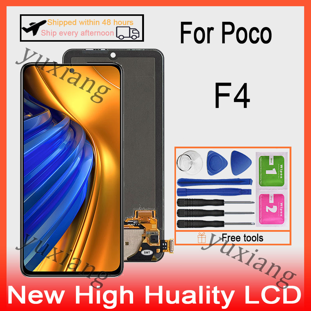 6.67 inches Original AMOLED TFT Poco F4 22021211RG 22021211RI LCD ...