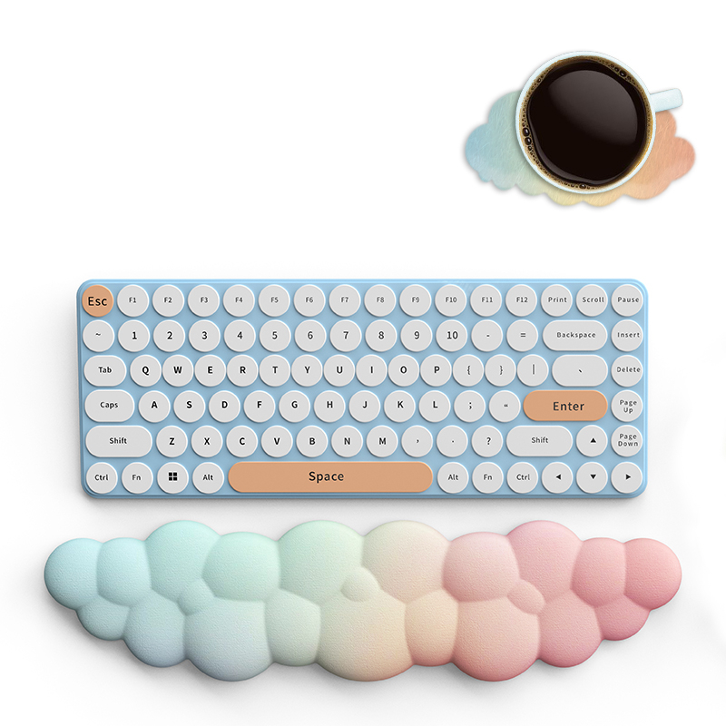 Keyboard Wrist Rest Mouse pad Arm Wrist for Gaming Nonslip Base Memory