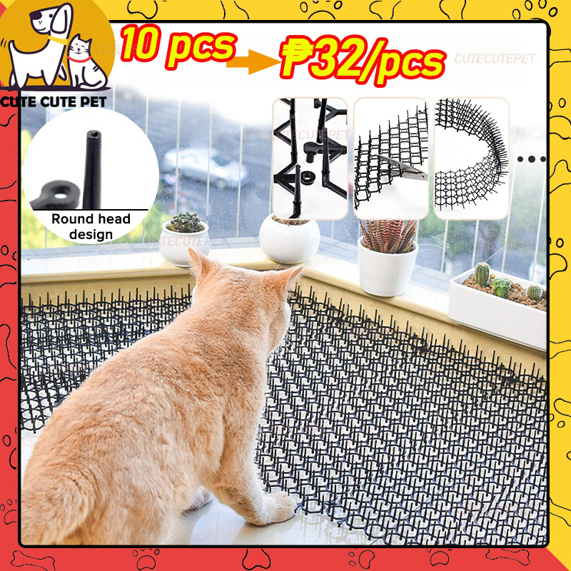 10pcs/5pcs Cat Scat Mat with Spikes Deterrent Mat Cat Repellent Mats