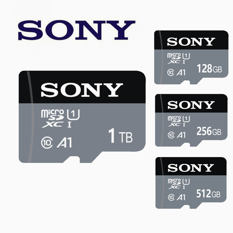 SONY Micro SD Card Class 10 TF Card 32GB 64GB 128GB 256GB 512 1TB Up to