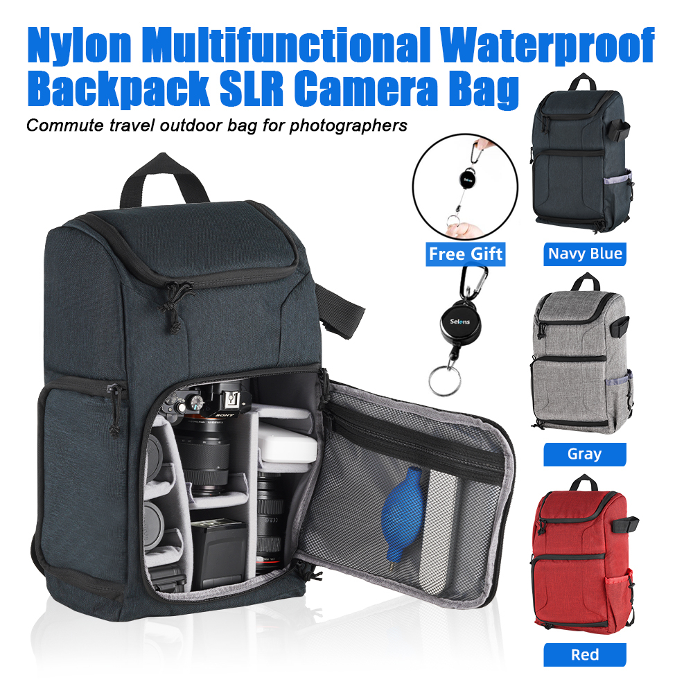 Selens Travel Backpack Case Dslr Camera Bag Shopee Philippines