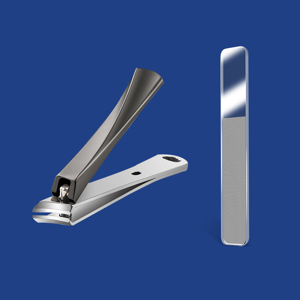 TOGEWITHU Slanted Edge Nail Clippers, Stainless Steel Fingernail and