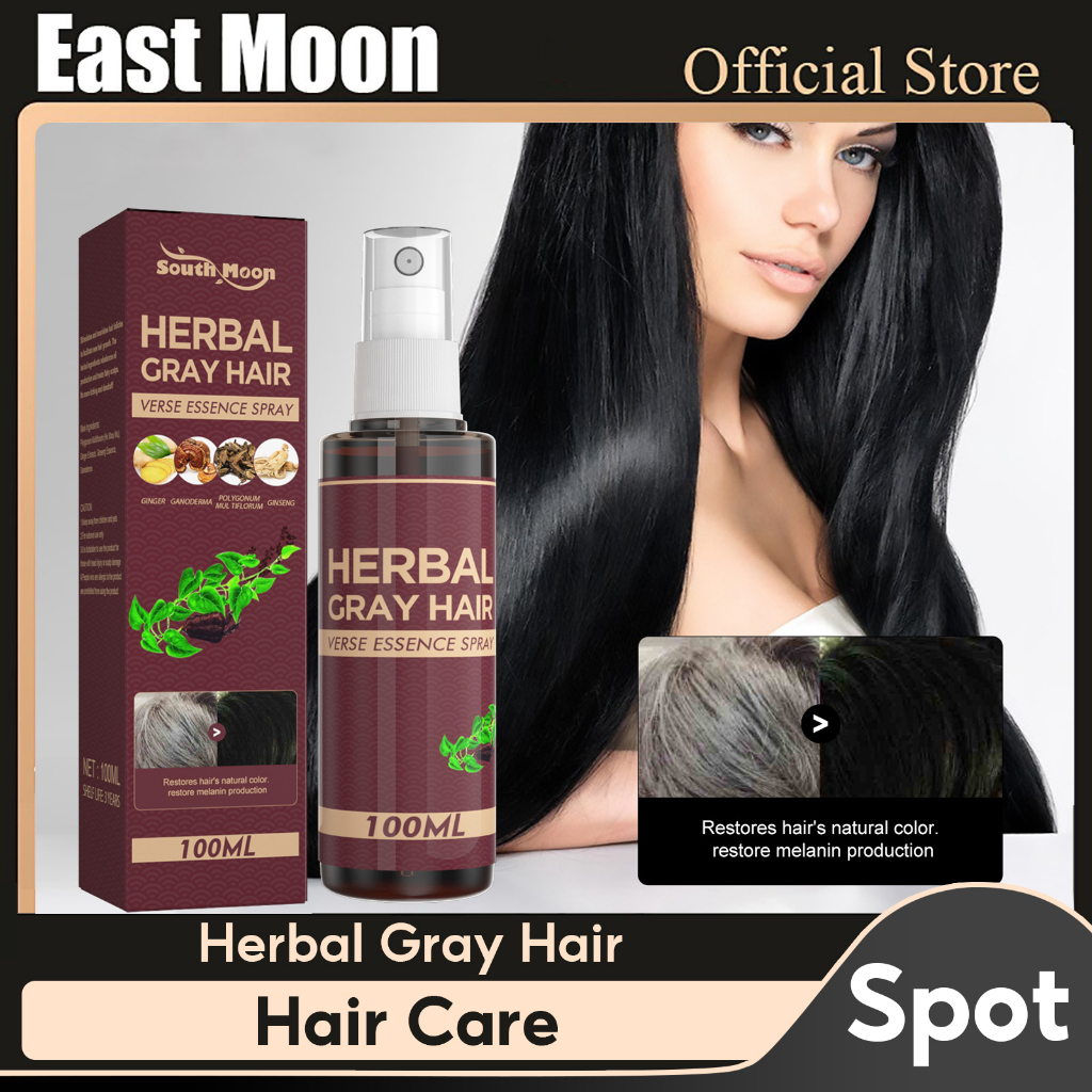 South Moon Herbal Gray Hair Reverse Essence Spray Polygonum multiflorum