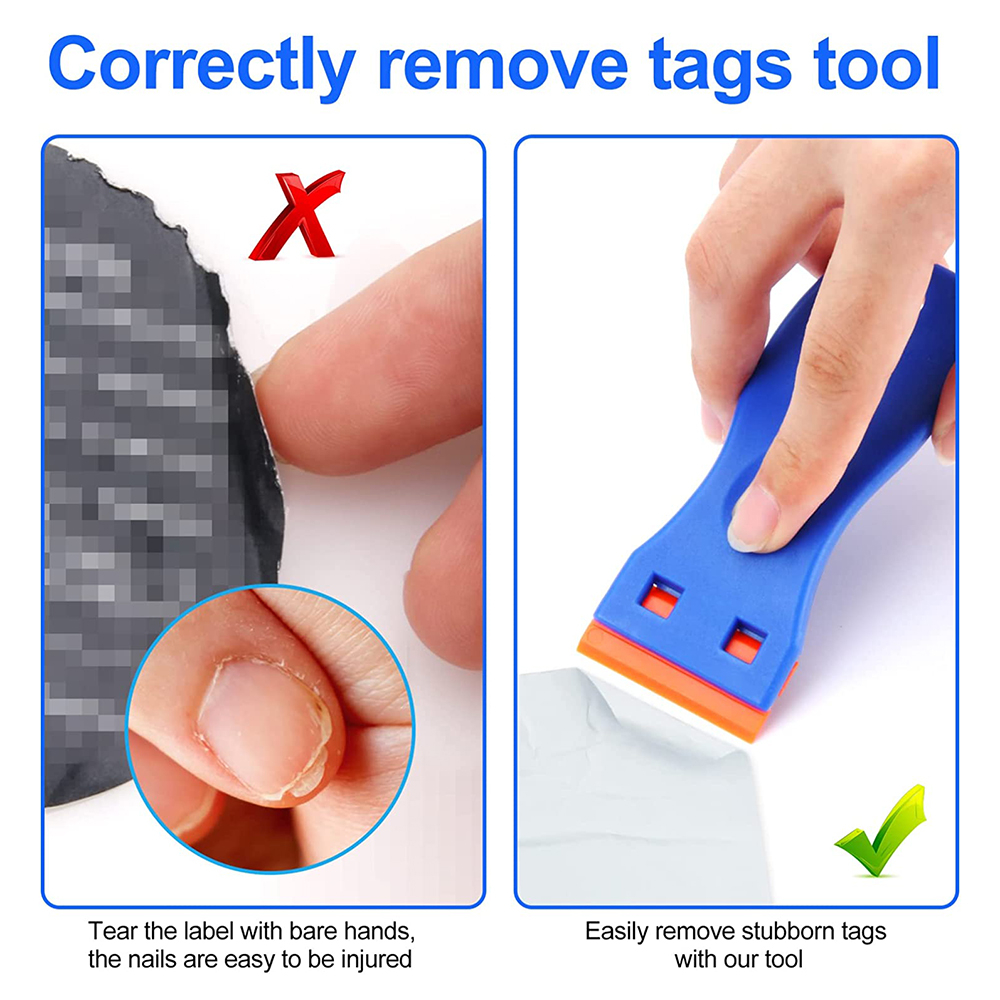 Plastic Razor Blade Scraper Remove Label Decal Tool For without ...