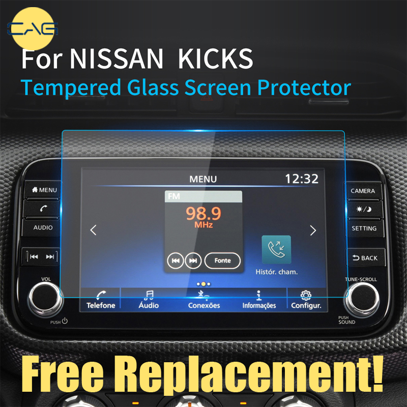 Nissan Kicks Tempered glass screen protector film For Nissan Kicks 2021 ...