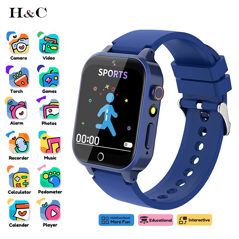 Smart Watch Game Watch With Clock Calculation Flashlight Music Camera