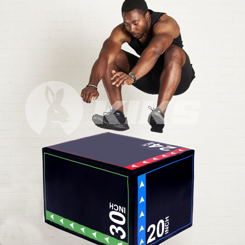 3 in 1 foam plyo jump box for box jumping practice plyometrics exercise plyometric box inch and