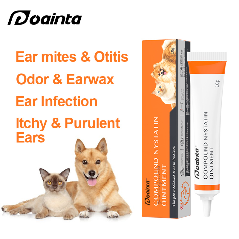 PUAINTA Pet Ear Ointment For Dog And Cat Inflammation Mites Infection